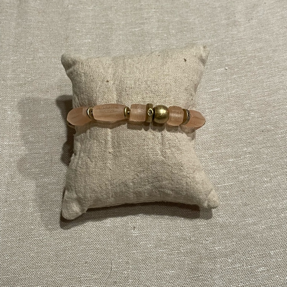 Pink Brix Stretch Stella and Dot bracelet EUC